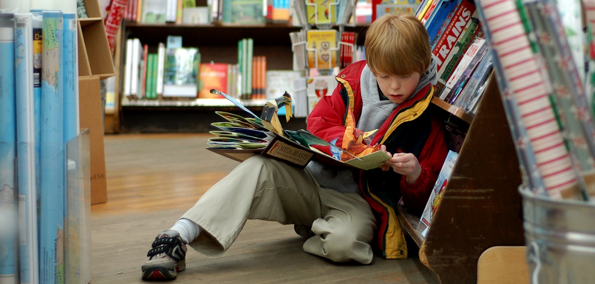child reading