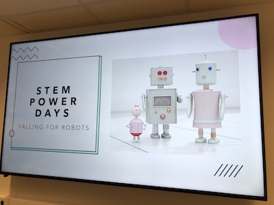 stem power days falling for robots sign